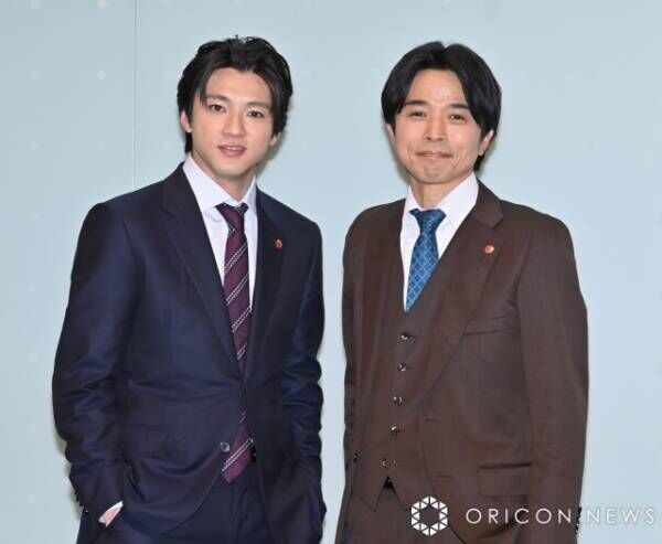 『特捜9 season7』囲み取材に登場した（左から）山田裕貴、井ノ原快彦 （C）ORICON NewS inc.