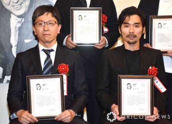 第43回『藤本賞』授賞式に出席した（左から）臼井央氏、阿部慎利氏 （C）ORICON NewS inc.