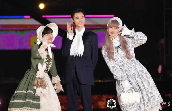 『Rakuten GirlsAward 2024 SPRING／SUMMER』に出演した（左から）蒔田彩珠、窪塚愛流、橋本愛 （C）ORICON NewS inc.