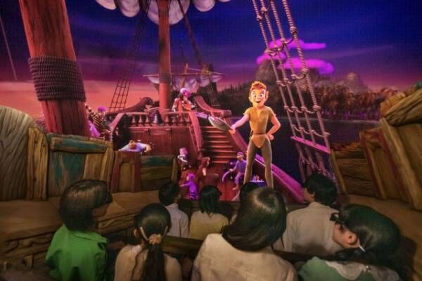 東京ディズニーシーの新テーマポート「ファンタジースプリングス」が6月6日オープン！写真は「ピーターパンのネバーランドアドベンチャー」の内観（C）Disney