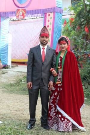 12日放送『新婚さんいらっしゃい！』ネパール人同士の新婚さん（C）ABCテレビ