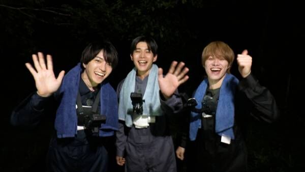 『うわっ！ダマされた大賞 2024 夏』に出演する（左から）西畑大吾、長尾謙杜、大橋和也（C）日本テレビ