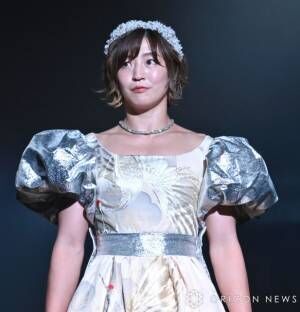 「elite Japan」ファッションショーに登場した角田夏美 （C）ORICON NewS inc.