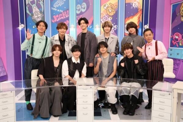 『週刊ナイナイミュージック拡大SP』に出演するナインティナイン×Hey!Say!JUMP （C）フジテレビ