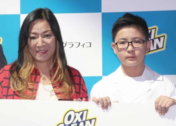 【2019年当時】親子そろって登場した（左から）ジャガー横田、息子・木下大維志 （C）ORICON NewS inc.