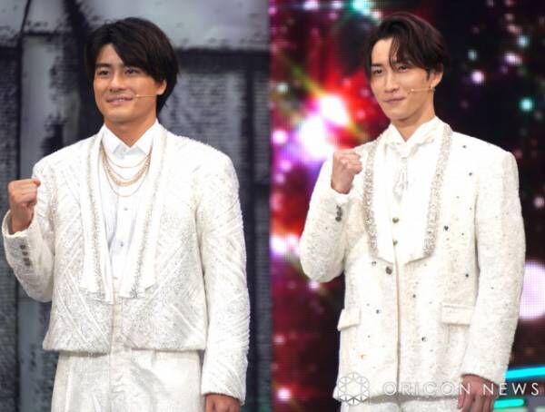 『DREAM BOYS』初日開幕記念会見に出席した（左から）森本慎太郎、渡辺翔太（C）ORICON NewS inc.