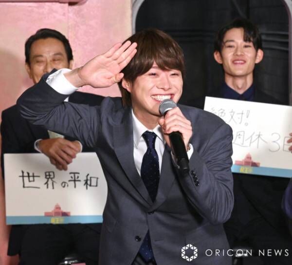 会見でギャグを連発したなにわ男子・大橋和也 （C）ORICON NewS inc.