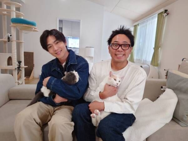 26日放送『嗚呼!! みんなの動物園』に出演する（左から）松下洸平、サンシャイン池崎（C）日本テレビ