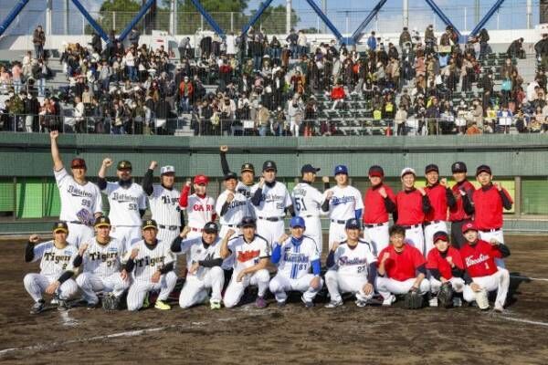 『カンテレスポーツ大晦日特番（仮）』プロ野球レジェンド軍vs芸能人オールスターズ野球対決（C）カンテレ