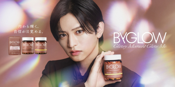 timelesz猪俣周杜、ブランドアンバサダー初の単独起用　『ByGLOW』素肌輝くビジュアル公開