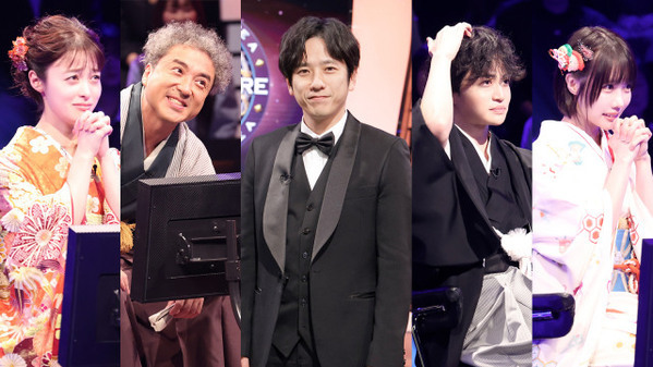 二宮和也、『クイズ＄ミリオネア』新司会者としてムロ、風磨、環奈、あのらと対峙　1000万円獲得者現れ、“新たな伝説”始動