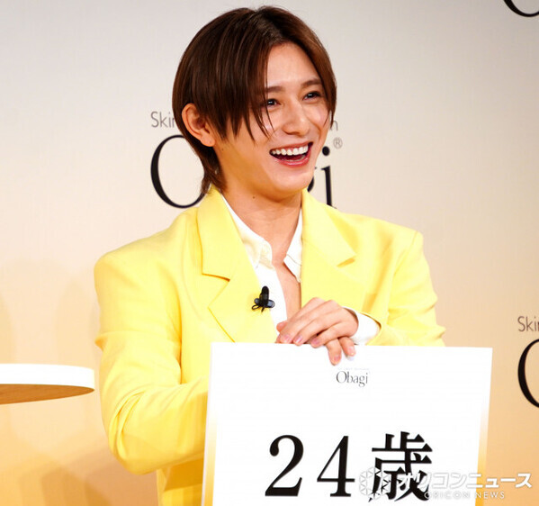 32歳・山田涼介、肌年齢は脅威のマイナス8歳「若い子たちにまだまだ負けず頑張りたい」　ゲームで寝不足も影響なし