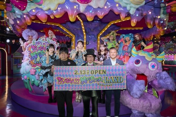 「KAWAII MONSTER LAND」オープニングセレモニー開催　FRUITS ZIPPER・真中まな、CANDY TUNE・村川緋杏＆福山梨乃も大興奮「ここに住みたい！」