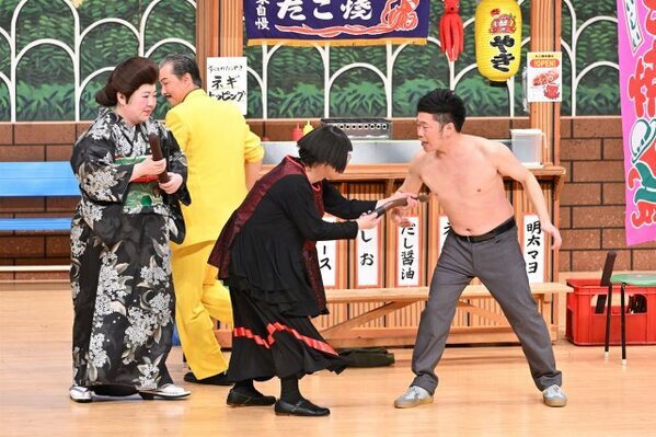 吉本新喜劇、乳首ドリル進化版が誕生＆“りくりゅう”モノマネ披露　あす21日放送【すっちー・酒井藍・アキ・吉田裕コメント】