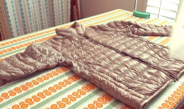 ユニクロのダウンを“余った布”でリメイクしたら…目からウロコの発想に「まさかの…！」「衝撃の可愛さ」