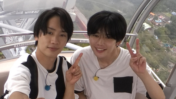 大西流星＆道枝駿佑・長尾謙杜＆藤原丈一郎が観覧車でサシトーク　『なにわ男子の逆転男子』特別企画がTELASAで配信