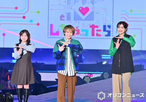 Travis Japan松倉海斗、『ガルアワ』矢吹奈子＆佐藤江梨子と“タミ恋”＆TJポーズ　主演・宮舘涼太との「関係性に注目して」