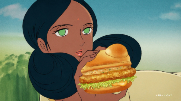 『ガンダム』ララァ激似！人気アイドルに大反響　チキンタツタ食べて「そっくり」「センス良すぎ」