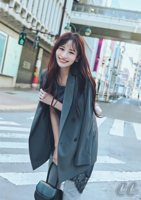 CANDY TUNE立花琴未、『CanCam』初登場　ランジェリー風レースで魅力“倍倍”コーデ