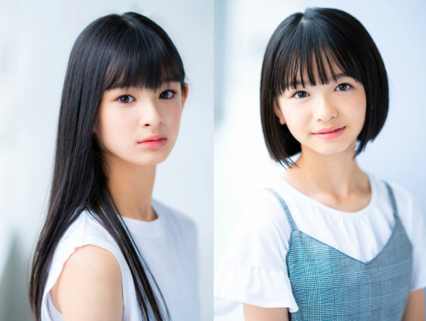 末永ひなた＆瑞島穂華、『nicola』専属モデルに　13歳2人がデビュー