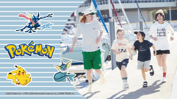 【きょうから】ポケモン『GU』Tシャツ発売開始　テーマは夏の海でマリンルックな柄