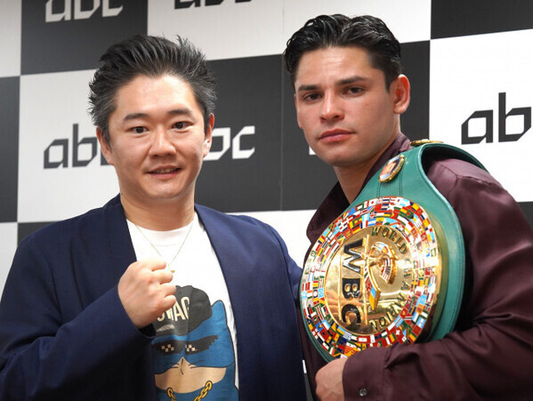 ライアン・ガルシア緊急来日、クロフォード合弁会社に参画を発表　井上尚弥vs中谷潤人や天心、安保を語る
