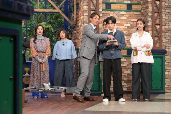 中島健人、長嶋一茂のマイドローンの操縦に挑戦　幻想的な湖の空撮に息をのむ場面も