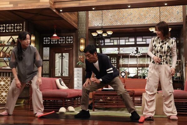 髙木菜那＆美帆、『さんまのまんま』初登場　現役時代のトレーニングを体験…さんま「怖いなぁ」
