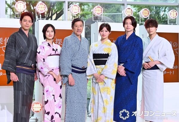 吉川愛、綱啓永、髙松アロハら、夏らしい浴衣姿を披露　今夜初回『名探偵のままでいて』制作発表