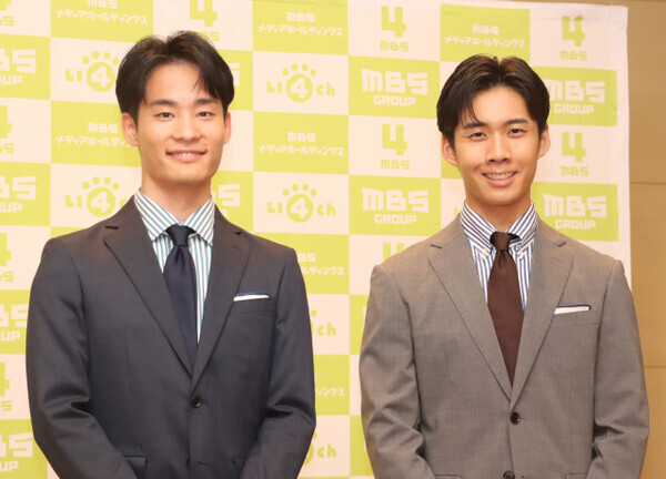 MBS新人・鈴木充喜アナ＆戸嶋将英アナ、“大阪らしい”体験に驚き「こんなところでもボケて…」「落としてもないハンカチを…」