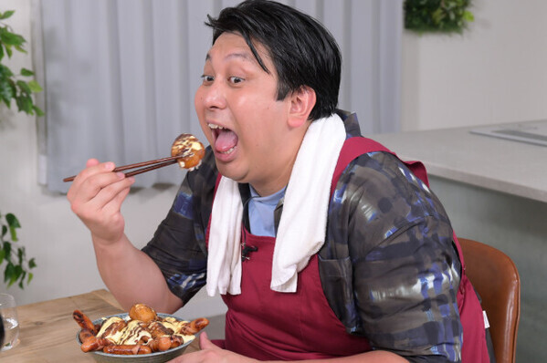 ジャンボたかお、“2008キロカロリー”オリジナル背徳メシ振る舞う　単独初冠番組『深夜の爆食メシ配達員ジャンボ』