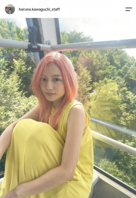 川口春奈、激変した“ピンクヘア”姿にファンから絶賛の声「なかなかの衝撃」「新鮮」「めちゃかわいい」
