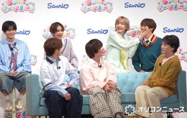 なにわ男子、サンリオキャラクターに例えると…藤原丈一郎はハンギョドン？　道枝駿佑「愛でたいくらいかわいいですね」
