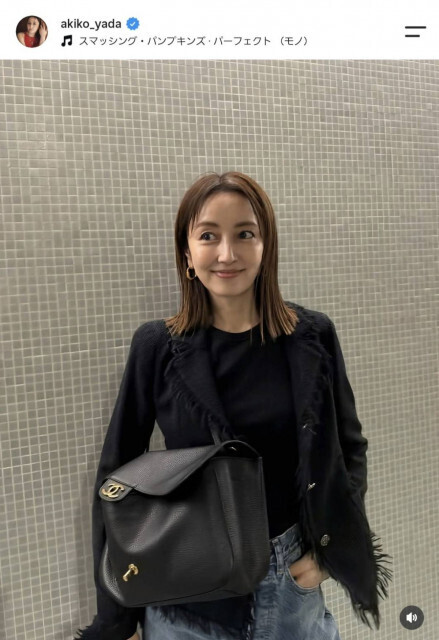 47歳・矢田亜希子、20数年前に購入・愛用ジャケットをさらりと着こなす姿に驚きの声「体型が全く変わってない」