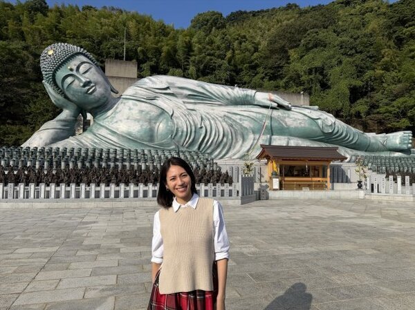 『旅サラダ』MC松下奈緒、大好きな福岡旅…太宰府天満宮＆南蔵院など巡る