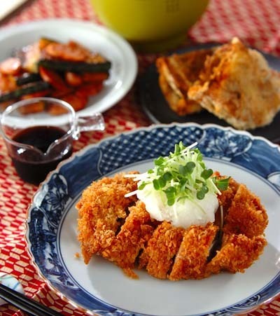 今日の献立は「チキンカツおろしダレ」　E・レシピ