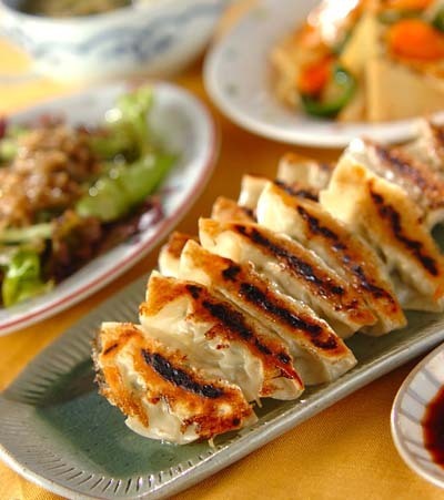今日の献立は「焼き餃子」　E・レシピ