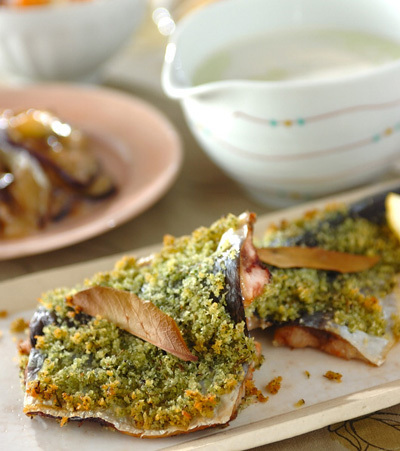 今日の献立は「サンマのハーブパン粉焼き」　E・レシピ
