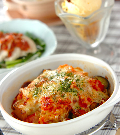 今日の献立は「厚揚げグラタン」　E・レシピ