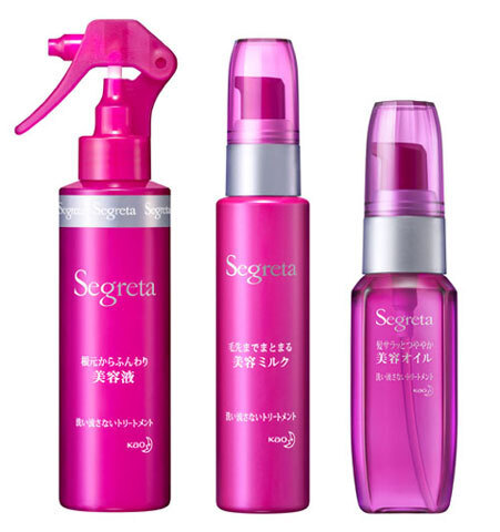 花王「セグレタ」から洗い流さないトリートメント3品種を発売