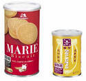 防災対策に！５年間保存可能な「マリー缶」と「ミルクキャラメル缶」が登場