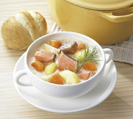 北欧フィンランドの家庭料理を味わう「北欧風　サーモンスープ」が新発売