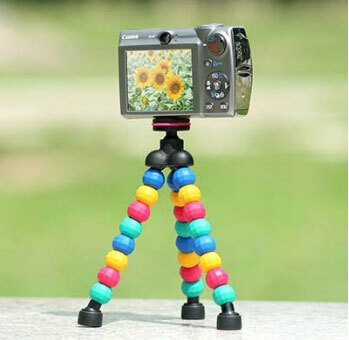 デジカメをどこにでも固定！　カラフルでファンシーな三脚が登場