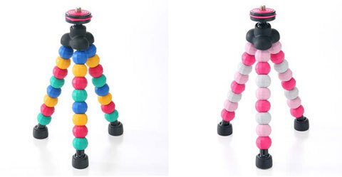 デジカメをどこにでも固定！　カラフルでファンシーな三脚が登場
