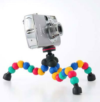 デジカメをどこにでも固定！　カラフルでファンシーな三脚が登場