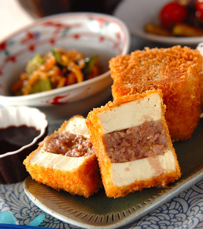 今日の献立は「豆腐のソースカツ」　E・レシピ