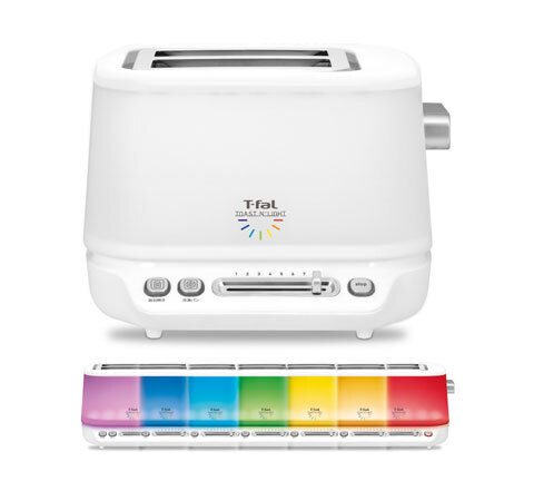 7色に変化して焼き上がりをお知らせ『トースト アンド ライト』新登場