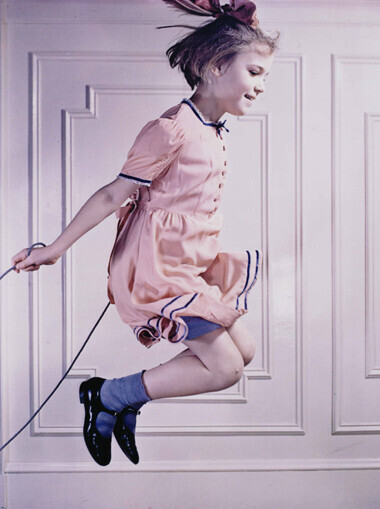縄跳びするマリー・ルー　ハロルド・ユージン・エジャートン　1940年