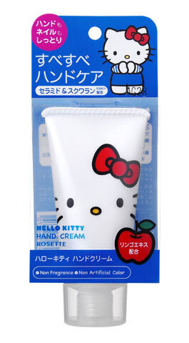 ロゼット ハローキティシリーズより、ハンドクリームとトリートメントリップが新発売