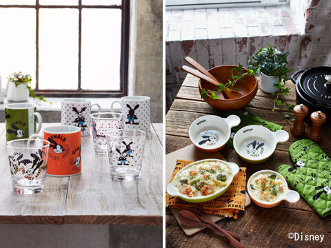ディズニーキャラクターがモチーフのキッチンファブリック、ランチアイテムなどが発売
